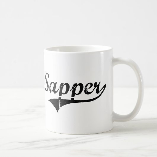 Sapper-beruflicher Job Kaffeetasse (Rechts)