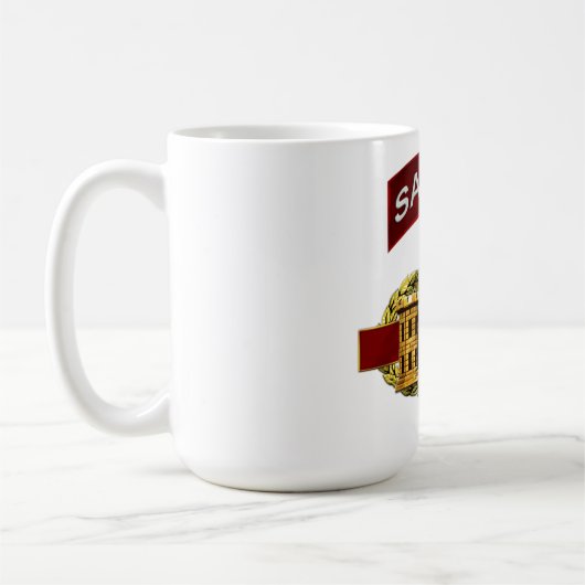 Sapper-Kampf-Ingenieur-Abzeichen Kaffeetasse (Links)