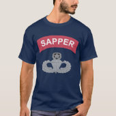Sapper-Vorsprungs-Hauptparachutist-T - Shirt (v1) (Vorderseite)