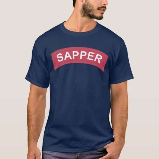 Sapper-Vorsprungs-T - Shirts (Vorderseite)