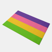 Sapphic Flag (lesbische Liebe) (LGBT) Fußmatte (Schrägansicht)
