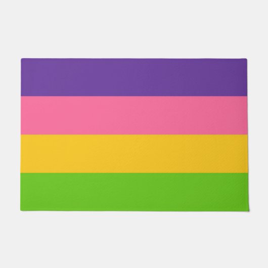 Sapphic Flag (lesbische Liebe) (LGBT) Fußmatte (Vorderseite)