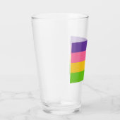 Sapphic Flag (lesbische Liebe) (LGBT) Glas (Rechts)
