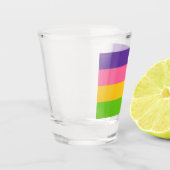Sapphic Flag (lesbische Liebe) (LGBT) Schnapsglas (Links)