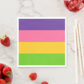 Sapphic Flag (lesbische Liebe) (LGBT) Serviette (Beispiel)