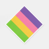 Sapphic Flag (lesbische Liebe) (LGBT) Serviette (Ecke)