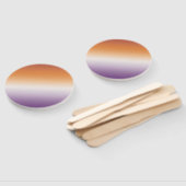 Sapphic Party Subtle Lesbian Flag Fächer (Non-assembled)