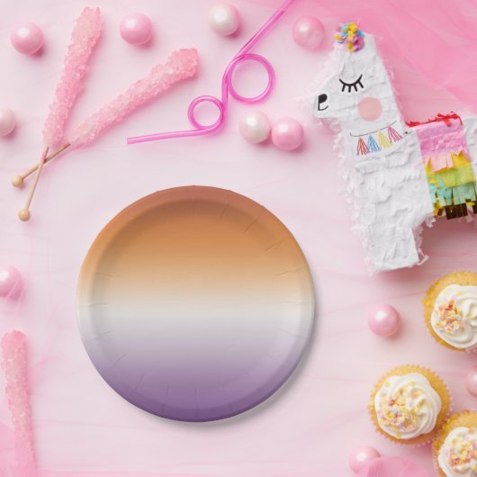 Sapphic Party Subtle Lesbian Flag Pappteller (Party)