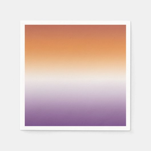 Sapphic Party Subtle Lesbian Flag Serviette (Vorderseite)