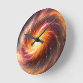 Sapphic Supernova - Runde Wanduhr (Winkel)