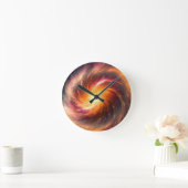 Sapphic Supernova - Runde Wanduhr (Zuhause)