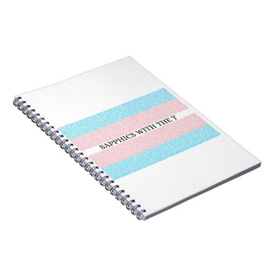 Sapphics mit dem T 3.0 Notebook Notizblock (Rechte Seite)