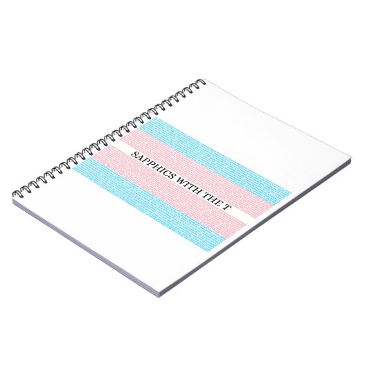 Sapphics mit dem T 3.0 Notebook Notizblock (Linke Seite)