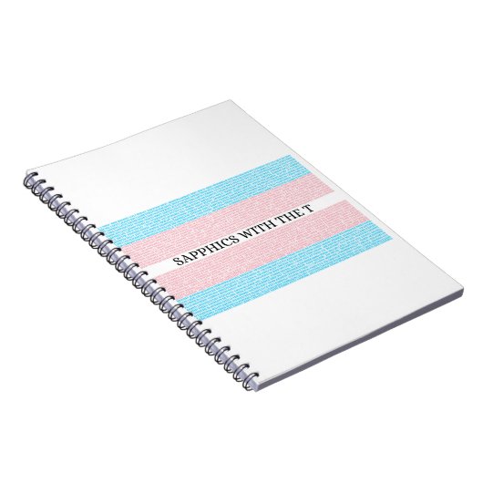 Sapphics mit dem T 3.0 Notebook Notizblock (Rechte Seite)