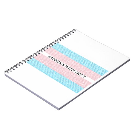 Sapphics mit dem T 3.0 Notebook Notizblock (Linke Seite)