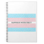 Sapphics mit dem T 3.0 Notebook Notizblock (Vorderseite)