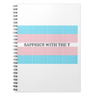 Sapphics mit dem T 4.0 Notizbuch Notizblock