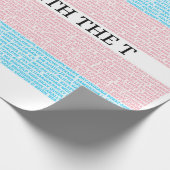 Sapphics mit T 3.0 Wrapping Paper Geschenkpapier (Ecke)