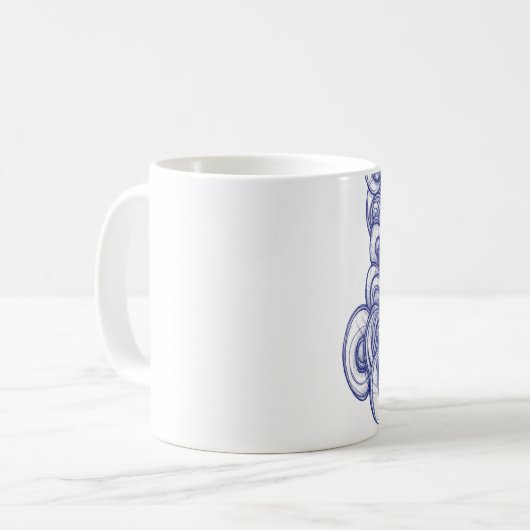 Sapphire Abyss Kaffeetasse (Vorderseite Links)