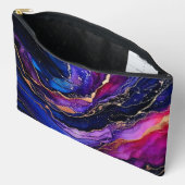 Sapphire Amethyst Alcohol Ink Zubehörtasche (Offen)