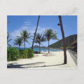 Sapphire Beach, St. Thomas, Jungfrau Islands Postkarte (Vorderseite)
