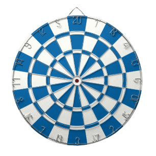 Sapphire blau und weiß dartscheibe