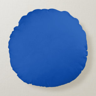 🌈 Sapphire Blue (#0F52BA) Solid Blue Color Shades Rundes Kissen
