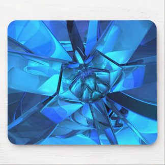 Sapphire Blue Abstrakt Mouse Pad Mousepad