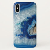 Sapphire Blue Agate Geode Case-Mate iPhone Hülle (Rückseite)