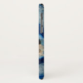 Sapphire Blue Agate Geode Case-Mate iPhone Hülle (Hinten/Links)