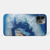 Sapphire Blue Agate Geode Case-Mate iPhone Hülle (Rückseite (Horizontal))