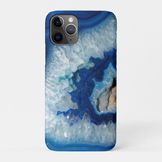 Sapphire Blue Agate Geode Case-Mate iPhone Hülle (Rückseite)