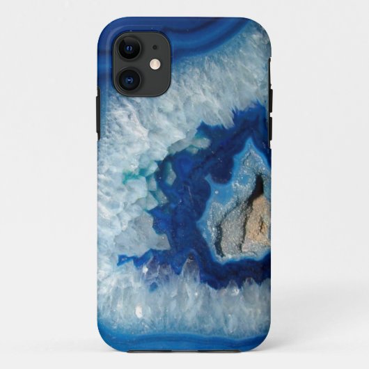 Sapphire Blue Agate Geode iPhone 5 Fall Case-Mate iPhone Hülle (Rückseite)