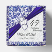 Sapphire Blue Anniversary Design 45/65 Geschenkschachtel (Oben)