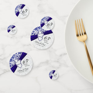 Sapphire Blue Anniversary Design 65/45 Konfetti