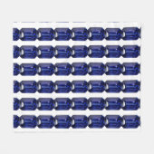 Sapphire Blue Fleecedecke (Vorderseite (Horizontal))