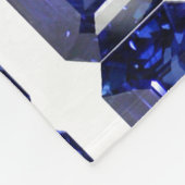 Sapphire Blue Fleecedecke (Ecke)