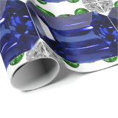 Sapphire Blue Geschenkpapier (Rolleneckpunkt)