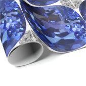 Sapphire Blue Geschenkpapier (Rolleneckpunkt)