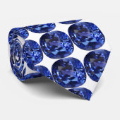 Sapphire Blue Krawatte (Gerollt)