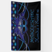 Sapphire Blue, Masquerade Party Banner (Vertikal)