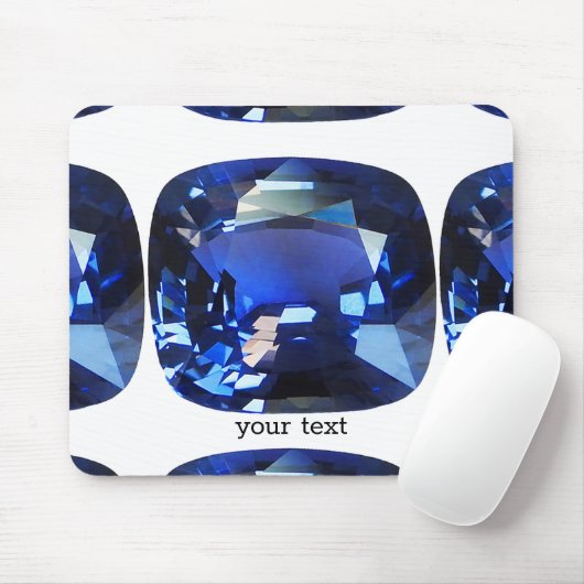 Sapphire Blue Mousepad (Mit Mouse)