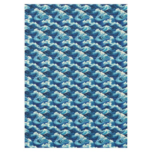 Sapphire Blue Ocean Tischdecke (Vorderseite)