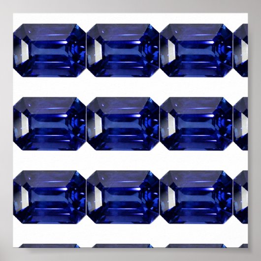 Sapphire Blue Poster (Vorne)