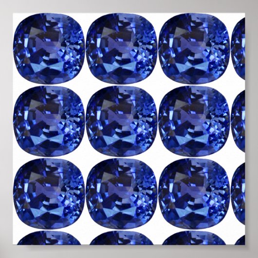 Sapphire Blue Poster (Vorne)