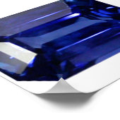 Sapphire Blue Poster (Ecke)