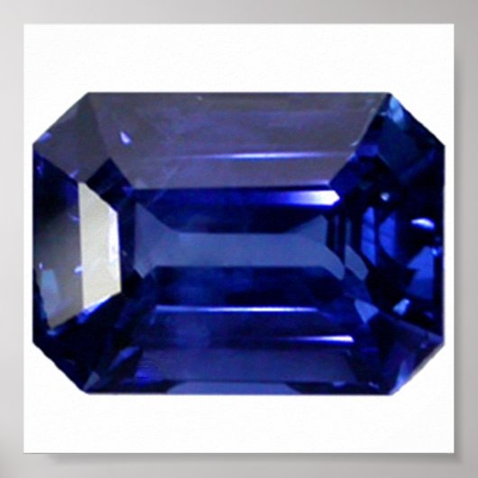Sapphire Blue Poster (Vorne)