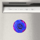 Sapphire Blue Rose Magnet (In Situ (Geschirrspüler))