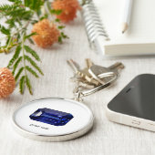 Sapphire Blue Schlüsselanhänger (Seite)