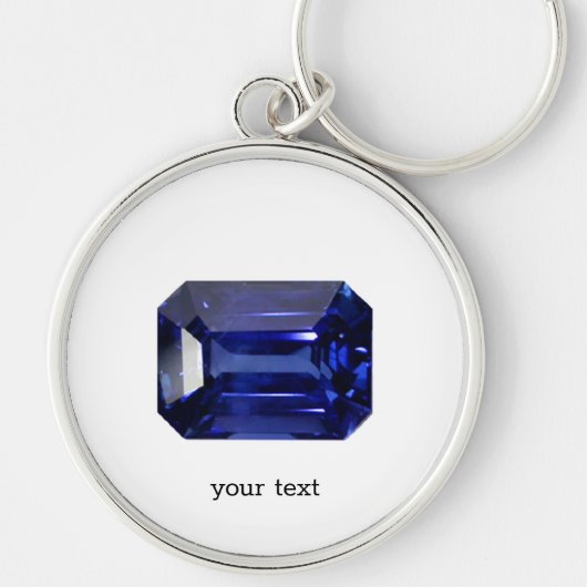 Sapphire Blue Schlüsselanhänger (Vorne)